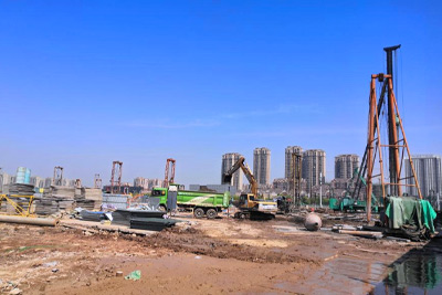安慶東部新城蘇寧廣場項目基坑支護工程